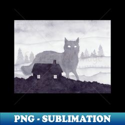 the evening of giant cats - unique sublimation png download - capture imagination with every detail