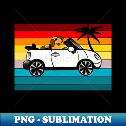 beep beep mini and dog paradise - stylish sublimation digital download - perfect for sublimation art