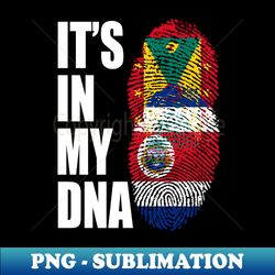 grenadian and costa rican mix heritage dna flag - instant sublimation digital download - fashionable and fearless