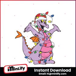 figment dragon santa hat svg