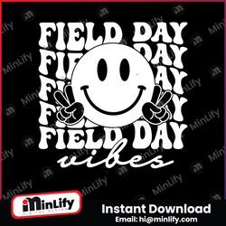 retro field day vibes smiley face png