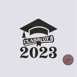 graduation embroidery design, class of 2023 embroidery design, 2023 graduation machine embroidery design, digital files,