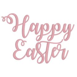 Happy Easter Embroidery Design, Easter MACHINE EMBROIDERY, Happy Easter Script, Digital Download, 4x4, 5x7, 6x10 Hoop