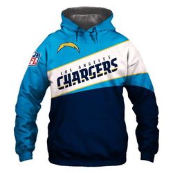 los angeles chargers hoodie 3d style1587 all over printed