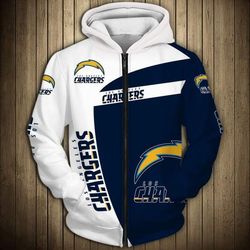 los angeles chargers hoodie 3d style2054 all over printed