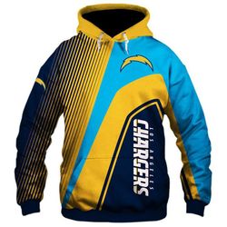 los angeles chargers hoodie 3d style5715 all over printed