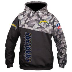 los angeles chargers hoodie 3d style5718 all over printed