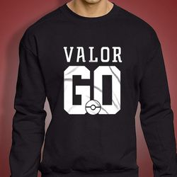 team valor go pokemon go inspired men&8217s sweatshirt