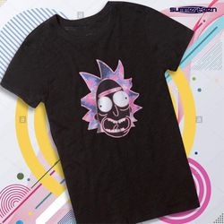 rick and morty face logo women&8217s t shirt