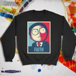 rick and morty faith women&8217s sweatshirt
