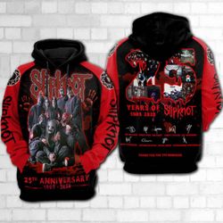 slipknot 25th anniversary 3d hoodie &8211 tagotee