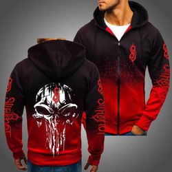 slipknot men and women 3d zip hoodie