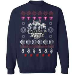 slipknot rock band ugly christmas sweater