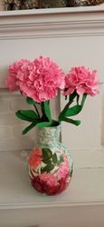 pink peonies handmade/artificial flowers peonies/floral arrangements/home decor/gift for her/birthday gift/grandma gift