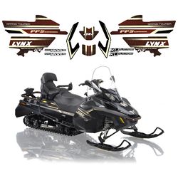 brp lynx adventure decal stickers kit