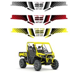 brp can-am traxter defender decal stickers kit