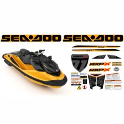 sea-doo rxp-300 2021-24 decal stickers kit