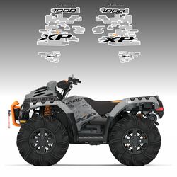 polaris sportsman xp 1000 decal stickers kit