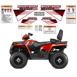 atv stickers polaris sportsman touring 500 ho decal kit