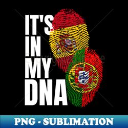 portuguese and spaniard mix dna flag heritage gift - png sublimation digital download - perfect for creative projects