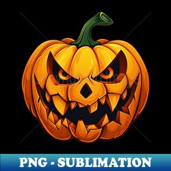 scary halloween jack olantern - artistic sublimation digital file - perfect for sublimation art