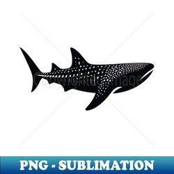 monochrome whale shark - exclusive png sublimation download - unleash your inner rebellion