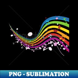music - decorative sublimation png file - unleash your creativity