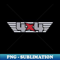 4x4 decal - wings silver version - exclusive sublimation digital file - stunning sublimation graphics