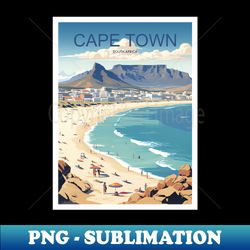 cape town art - vintage sublimation png download - transform your sublimation creations