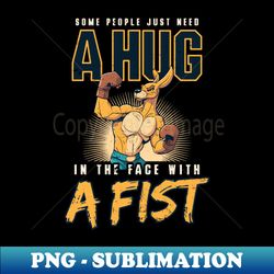 boxing shirt  hug with a fist in face - exclusive sublimation digital file - create with confidence