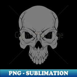 Aggressive skull - PNG Transparent Sublimation File - Bold & Eye-catching