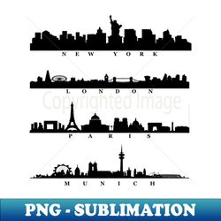 city scape 2 - creative sublimation png download - perfect for sublimation mastery