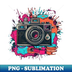 vintage photo camera - modern sublimation png file - perfect for creative projects