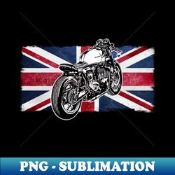cafe racer helmet sticker great britain flag bumper sticker distressed uk flag hydro sticker sports bikes sticker - instant png sublimation download - spice up your sublimation projects