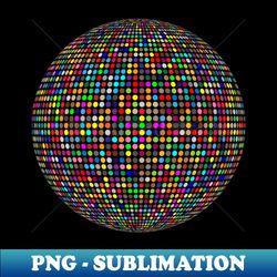 disco ball - png transparent sublimation file - revolutionize your designs