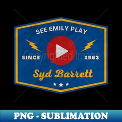 syd barrett  play button - retro png sublimation digital download - revolutionize your designs