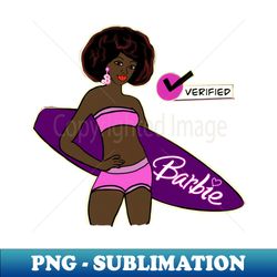 verified black barbie - exclusive sublimation digital file - revolutionize your designs