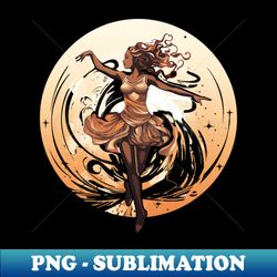 ballet art nouveau - high-resolution png sublimation file - spice up your sublimation projects