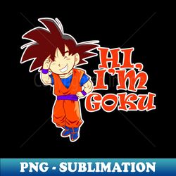 goku dragon ball - sublimation-ready png file - fashionable and fearless