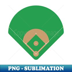 baseball field - sublimation-ready png file - transform your sublimation creations