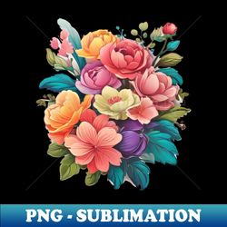 blooms in bloom 606 - instant sublimation digital download - stunning sublimation graphics