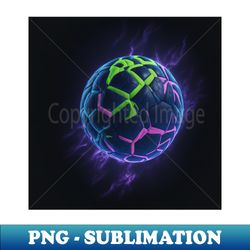 scbl002 - vibrant neon colors soccer ball - png sublimation digital download - bring your designs to life