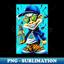 steezee guy 40 oz spraypaint airbrush design - high-quality png sublimation download - capture imagination with every detail