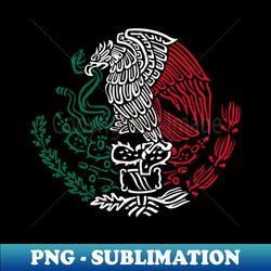 mexican eagle escudo mexico flag - high-quality png sublimation download - bring your designs to life