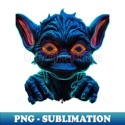 neon glow cool gremlin rave dance nightclub - exclusive png sublimation download - create with confidence