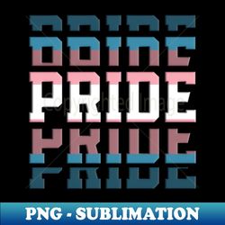 transgender pride - signature sublimation png file - perfect for personalization