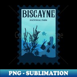 biscayne national park stamp - trendy sublimation digital download - spice up your sublimation projects