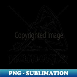 namaste - signature sublimation png file - spice up your sublimation projects