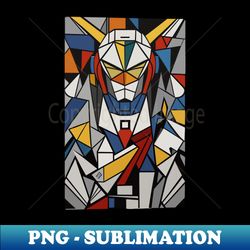 portrait of mecha - elegant sublimation png download - enhance your apparel with stunning detail