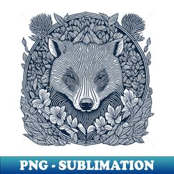 badger symmetry - exclusive sublimation digital file - unleash your creativity